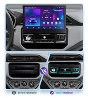 Auto Multimedia Speler - Universeel - 7 Inch - RDS - USB - 1 Din - 1GB32GB - 4 Core - Carplay Scherm - Navigatiesysteem Auto - Multimedia Autoradio - Zwart