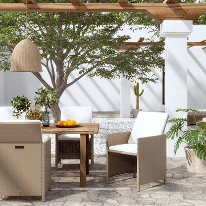 Tuinstoelen – Buitenstoelen – Terrasstoelen – Balkonstoelen – Weerbestendig Resin – Gepoedercoat Stalen Frame - 52 x 56 x 85 cm