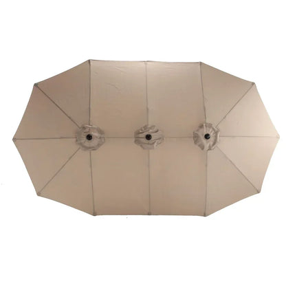 Parasol – Dubbele Parasol – Grote Parasol – Rechthoekige Parasol – Extra Groot – Stalen Frame – 100% Polyester Doek