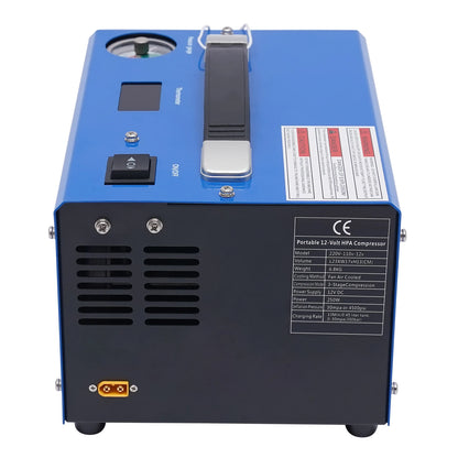 High-Pressure PCP Luchtcompressor – Compacte Luchtpomp – Duikfles Vuller – Airsoft Compressor – 30 Mpa Max Druk – 250W Kopermotor