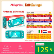 Nintendo Switch Lite Handheld Game Console Lightweight and Portable Built in Joy Con Controller Multiple Color Option
