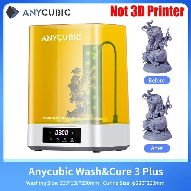 DLP SLA LCD 3D Printer High Speed 3D Resin Printer Wash Cure Machine Photon Mono 2, X2, X 6Ks, M5, M5s, M3 Max, D2