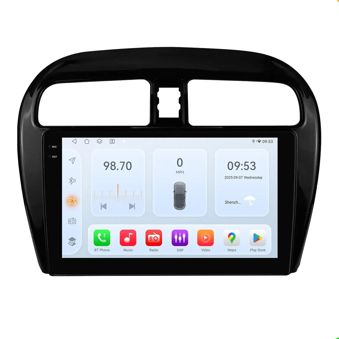 Android 14 Autoradio – Car Multimedia Systeem – Touchscreen Navigatie – Android Auto – Double Din – 9 Inch Scherm – 4G ondersteuning – 4GB RAM & 128GB Opslag