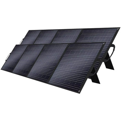 Opvouwbare Zonnepanelen – Draagbare Zonnepanelen – Outdoor Zonnepaneel – Hoog Rendement 23,4% – Temperatuurbestendig - Lichtgewicht 12,5 Kg - 400W (2 x 200W) Zonnepaneel
