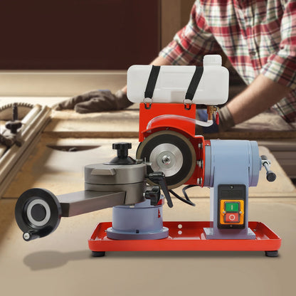 Zaagblad Slijpmachine – Zaagblad Scherpmaker – Slijpmachine Metaal – Houtbewerking Gereedschap – 250W Motor – Verstelbare Slijphoek - QUORE