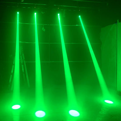 Mini LED Moving Head Light – LED Verlichting – DJ Licht – Stage Effect – DMX Licht – 150W Krachtige Beam – 18 Draaibare Prisma’s - QUORE
