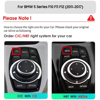 AI Intelligent Player 2din Android Car Radio Multimedia Video Player for BMW 5 Series F10 F11 F12 CIC NBT GPS Nav Carplay 4G RDS