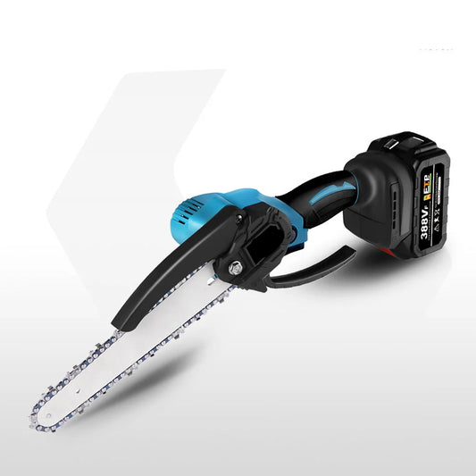 Kettingzaag - Snoeizaag - Takkenzaag - Handzaag - Draadloze - Elektrische - 8 Inch Zaagblad - Brushless Motor - Handzaam Snoeigereedschap – Inclusief 1x 18V Accu en Lader - QUORE
