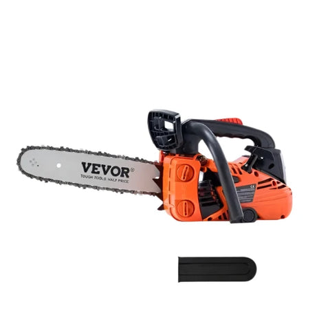 Vevor - Kettingzaag Benzine - Boomzaag Benzine - Zaaggereedschap - 25.4CC 12” 1.2HP - Handzame Snoerloze Benzine Kettingzaag - voor Boom, Hout, Boerderij, Bos zagen
