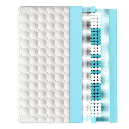 Matras – Pocketvering Matras – Koudschuim Matras – 7-Zones Matras – Medium Stevige Matras – 140x200 cm – 7-Zones Koudschuim Voor Optimale Ondersteuning – 100% Oeko-Tex Gecertificeerd