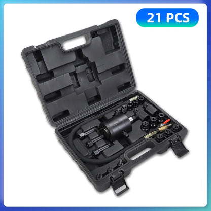Podofo 21pcs Pneumatic Diesel Injector Puller for Removing Stuck Fuel Injectors in Diesel Engines M20 M18 M17 M14 M12 Injector