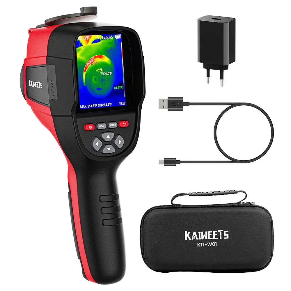 Thermische Camera – Warmtebeeldcamera – Infraroodcamera – Warmtebeeldsensor – Temperatuurmeter – Hoge Resolutie 256x192 – IP54 Stof- En Spatwaterbestendig