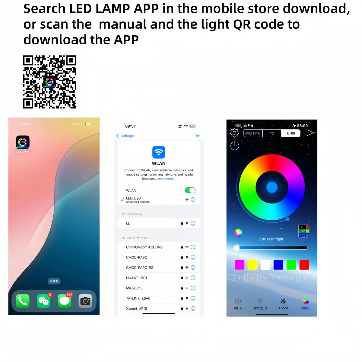 Draadloze LED Par Spots – Batterij Verlichting – Podiumlampen – DJ Licht – Feestverlichting – 6x18W RGBWAUV LED’s – WiFi Afstandsbediening – Compact & Snel Opladen – Zwarte EU Stekker