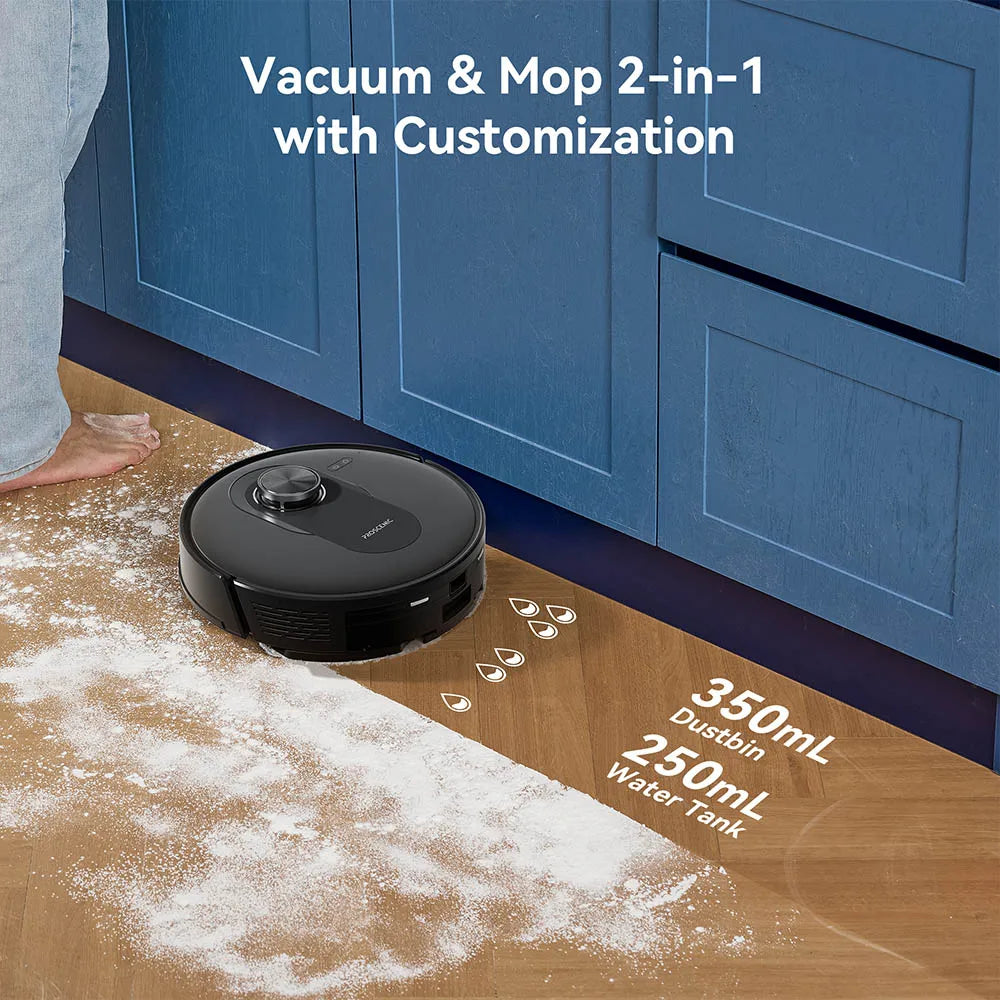 Robotstofzuiger – Robot Vacuum – Dweilrobot – Automatische Stofbakleging – Huisdierstofzuiger – 4200 Pa Zuigkracht – 7 Weken Handsfree