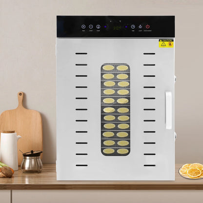 Stainless Steel Fruit Dehydrator Machine Food Dehydrator Dehydrator Machine 16-Tray Food Dehydrator