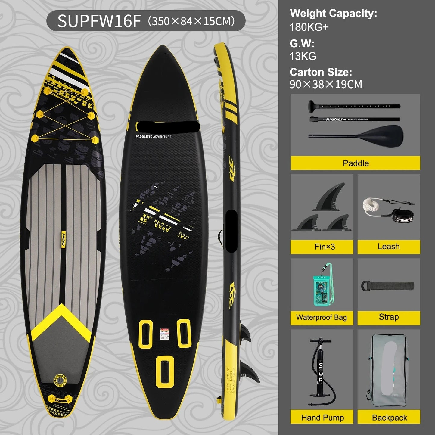 Supboard - Sup - Paddle Board - Sup Boards - 350x84x15cm - Ultra-Light - Opblaasbaar Stand Up Paddle Board - Max 165 kg - Waterdicht - Voor  Rivier - Zee - Inclusief Paddle - Rugzak - Zadel & Accessoires - Rood