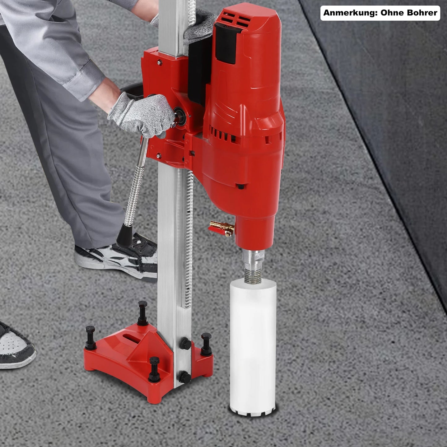 Diamant Boormachine – Natboormachine – Betonboor – Professionele Boor – 4250W Motor – Boordiameter 255 Mm - QUORE