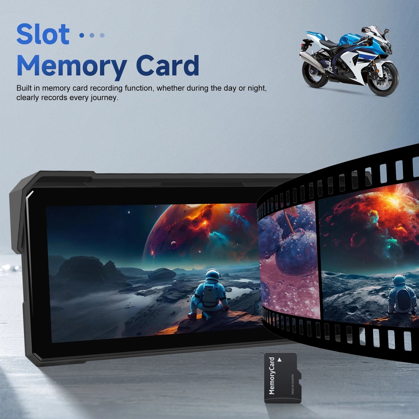 Android Smart Player – Multimedia Speler – Auto Radio – Motor Navigatie – Touchscreen Monitor – 8,1 Inch HD Scherm – Waterdicht IP68 – GPS Navigatie & Draadloos CarPlay