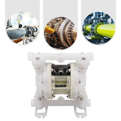 Diaphragm Pomp – Luchtpomp – Vloeistoffenpomp – Slangpomp – Overdrukpomp – 2 Ton Per Uur – Geluidsarm – Corrosiebestendig