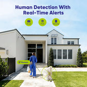 Draadloze Beveiligingscamera - Buiten Camera met Nachtzicht - Beveiligingscamera - 10CH - 5MP - WiFi IP Camera’s - AI Bewegingsdetectie - Ingebouwde Microfoon - IP66 Weerbestendige Camera