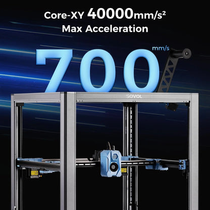 3D-printer – 3D Printer, FDM Printer, Desktop Printer, Rapid Prototyper – EU Variant – Automatisch Nivelleren – Groot Printvolume 350x350x345 mm