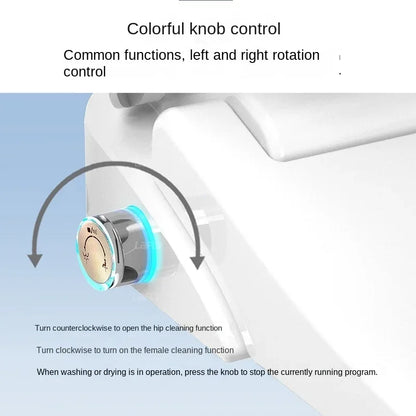 Bidetbril – Douchewc Bril – Elektronisch Bidet – Wc Bril Met Afstandsbediening – Japans Toilet – Warm Water Instant – Zelfreinigende Nozzles - 49cm - Smart Edition - U-vormig - 220V-230V