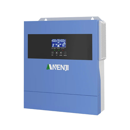 Hybride Zonne-omvormer – Solar Inverter – Off-grid Omvormer – Zonnepanelen Omvormer – 24V Zonne-omvormer – 4 kW Vermogen – MPPT Solar Controller Met WiFi