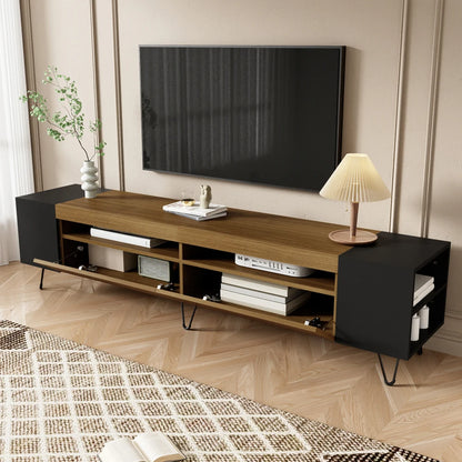 Tv-meubel – TV-kast – Televisiemeubel – Mediameubel – Wandmeubel – Geschikt voor 50-59 inch TV – Duurzaam MDF en spaanplaat met metalen poten