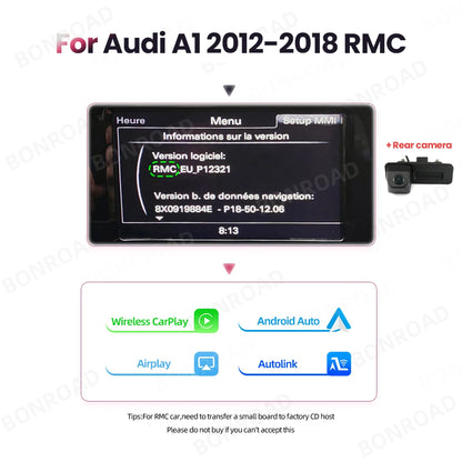 Interface Adapter Audi A1 Q3 – Wireless CarPlay – Android Auto – Mirror Link – Bluetooth 4.2 – Draadloze Connectiviteit – Eenvoudige Plug & Play Installatie