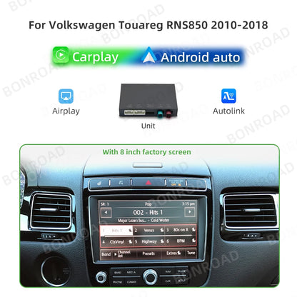 Carplay Interface – Android Auto Adapter – Draadloze Connector – Navigatiemodule – Infotainmentsysteem Upgrade – Draadloos CarPlay En Android Auto – GPS En Bluetooth – Mirror Link Ondersteuning - QUORE