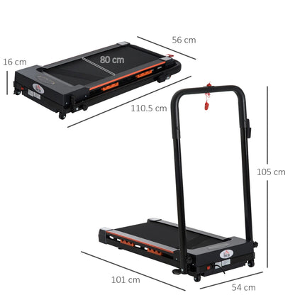 Wandelband – Loopband – Thuisgym – Fitnessapparaat – Instelbare Snelheid 1-6 Km/u – Inklapbaar Ontwerp