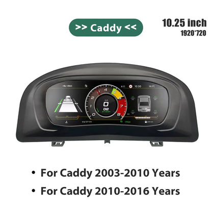 Dashboard Display – Digitaal Instrumentenpaneel – Auto Display – Head-Up Display – Virtual Cockpit – 10,25 Inch HD IPS Scherm – Plug & Play Installatie