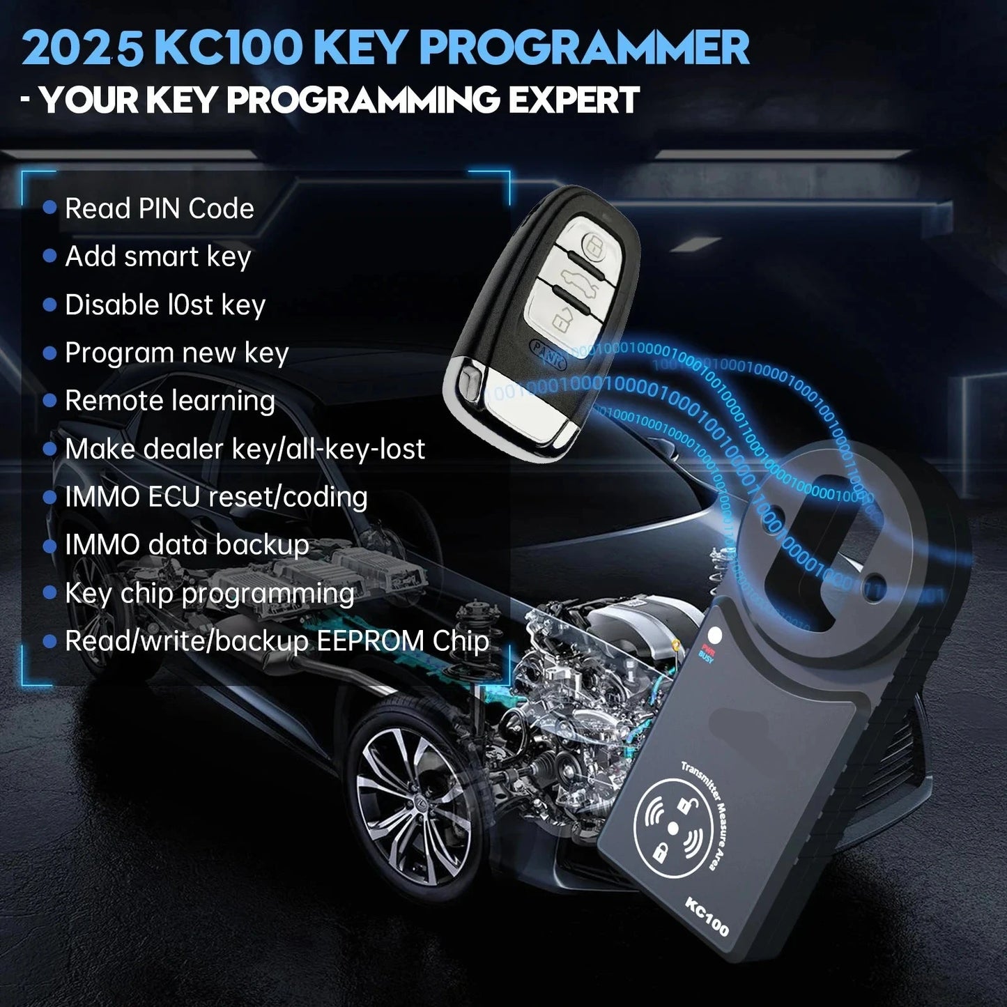 Sleutelprogrammeerder – Autosleutel Programmeren – Sleutelchip Copier – Autosleutel Maker – Snel Sleutelmatching – Diverse Autos Modellen – Sleuteltype Simulatie