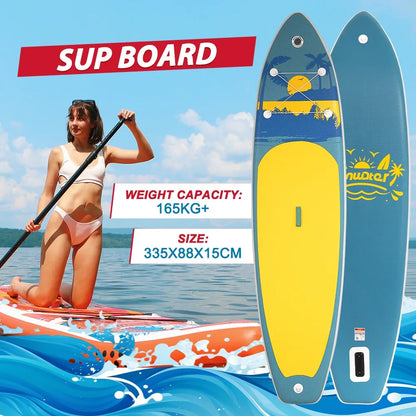 SUP-Board – Paddleboard – Stand Up Board – Opblaasbaar Board – Lichtgewicht PVC – EVA Anti-Sliplaag – Snelle Luchtventiel