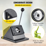 Pons - Punch Snijgereedschap - Papier Punch - Handmatig - Ronde Badge Papier Cirkelsnijder - DIY Circulaire Grafische Punch Die - Pas Knoopgrootte 32mm - voor Knoop Maken Machine