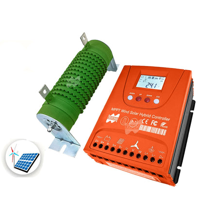 Omvormer - Laadregelaar - Hybride Laadregelaar - Hybride Wind-en Zonnelaadregelaar - Wind 800W Solar 800W - Auto 12V 24V - QUORE