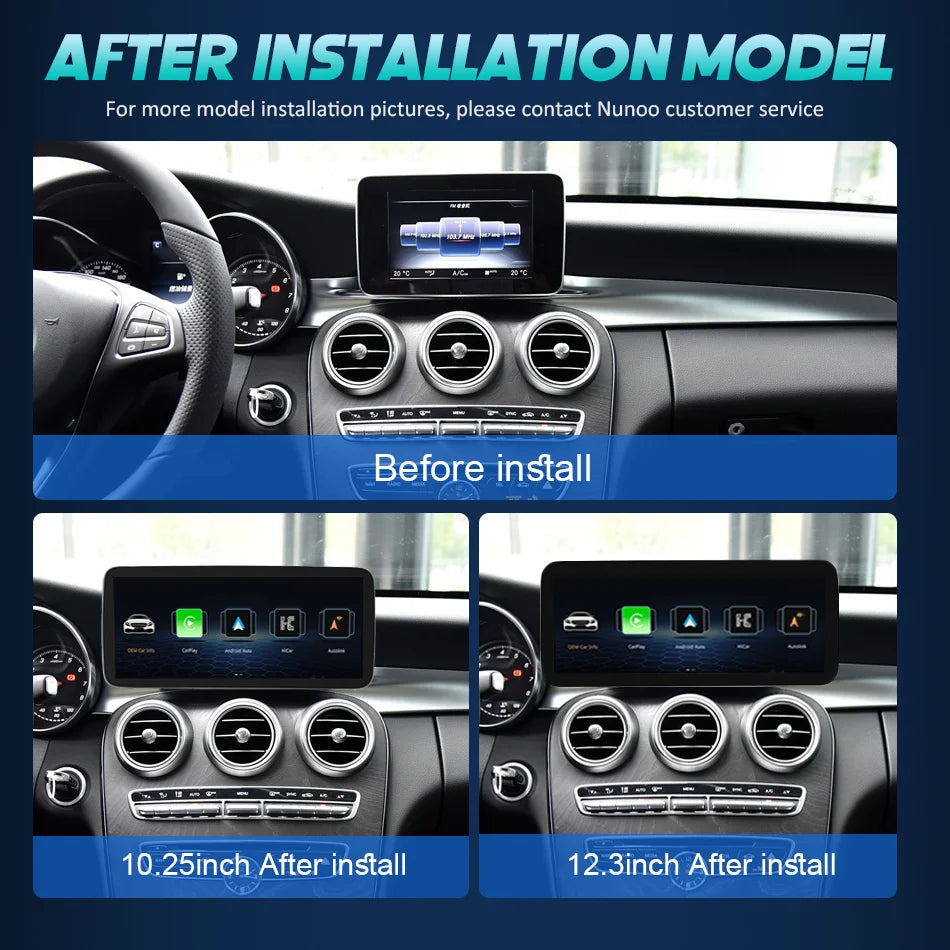 Carplay Module – Carplay Dongle – Draadloze Carplay Adapter – Multimedia Speler – Navigatiesysteem – 10,25 Inch Touchscreen – Wireless Carplay & Android Auto