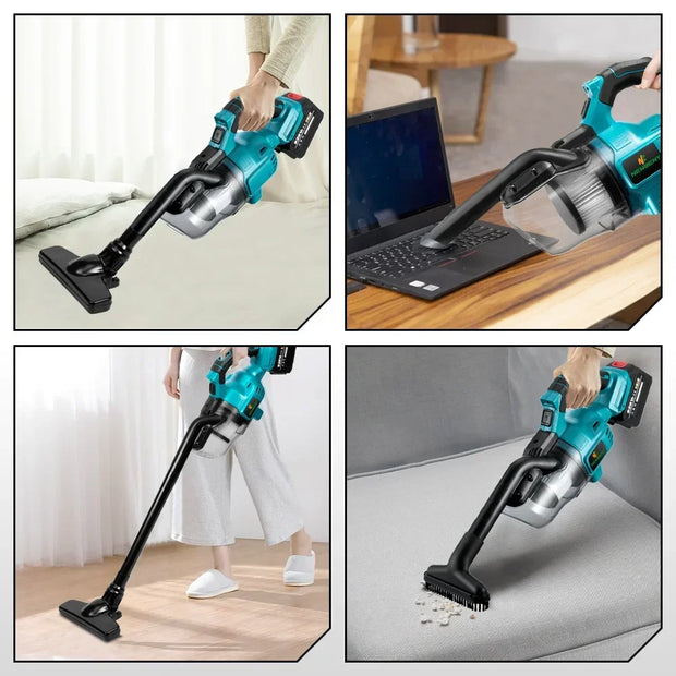 Cordless stick vacuum cleaner - Vacuum cleaner - Vacuum cleaner cordless - Vacuum cleaner - Vacuum cleaner cordless - 1000W - with 2 18V batteries