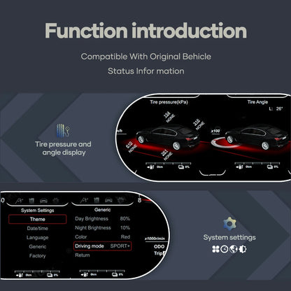 Digitaal Dashboard BMW – Virtuele Cockpit – Instrumentenpaneel – Snelheidsmeter – Multi-informatie Display – 12,3 Inch LED Scherm – Apple CarPlay Integratie