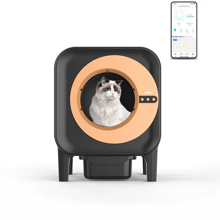 Kattenbak – Kattenbakken – Kattentoilet – Automatische Kattenbak – Zelfreinigende Kattenbak – Ruim 70L Binnenruimte – UV-Sterilisatie & Sensoren