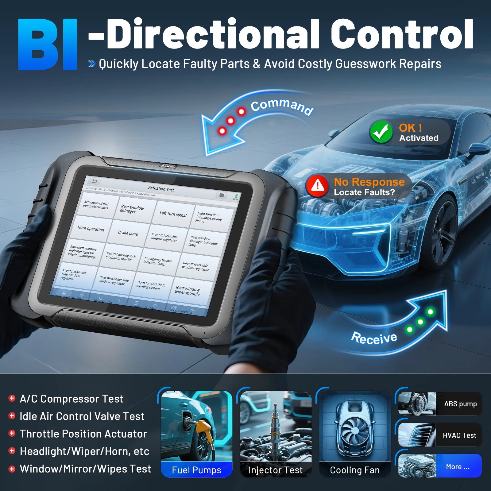 Auto Diagnose Scanner – OBD2 Scanner – Auto Diagnose Tool – Foutcode Lezer – ECU Programmer – 8 Inch Touchscreen – Bi-directionele Besturing – CAN FD & DOIP Ondersteuning - QUORE