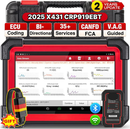OBD2 Scanner – Autodiagnose Tool – Foutcode Uitlezer – Auto Scanner – Diagnosetool – 7 Inch Touchscreen – 31+ Servicefuncties