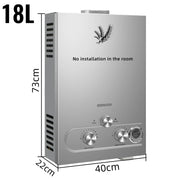 VEVOR LPG liquefied petroleum gas water heater 6L 8L 10L 12L 16L 18L liquefied petroleum gas propane butane water heater