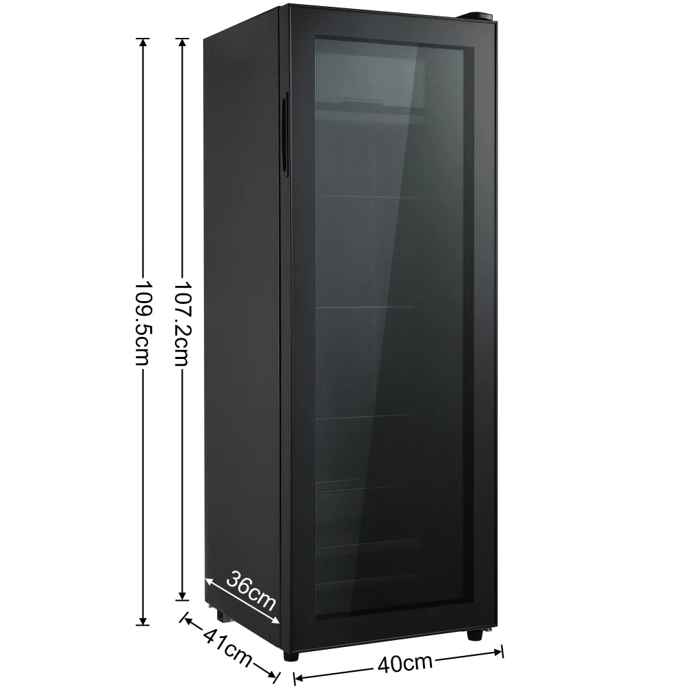 Mini Koelkast – Minibar – Kleine Koeler – Compacte Koelkast – Vrijstaande Koelkast – 128 Liter Inhoud – Stil & Energiezuinig