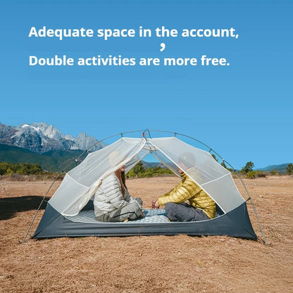 Twee Persoons Tent – Kampeertent – Trekkers Tent – Outdoor Tent – Lichtgewicht Tent – Waterdicht 2000-3000mm – Ultralicht 1,67 kg – Inclusief Grondzeil
