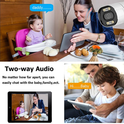 8-Kanaals 4K Beveiligingssysteem – CCTV Camera Set – IP Beveiliging – Video Surveillancesysteem – NVR Kit – 8MP Bullet Camera’s – PoE Aansluiting – Gezichtsherkenning – Tweeweg Audio