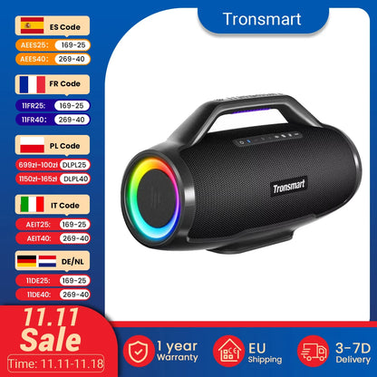 Draagbare Party Speaker – Bluetooth Speaker – Feest Speaker – Outdoor Speaker – Karaoke Speaker – 130W Vermogen – Spatwaterdicht Ontwerp