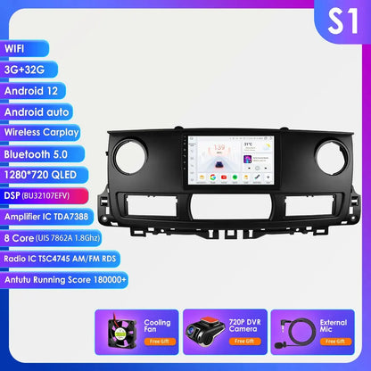 2-DIN Multimediasysteem Renault Master – Autoradio – Navigatiesysteem – Multimedia Speler – Carplay Android Auto – 10,1 Inch Touchscreen – 8-Core Processor – 3G & WiFi Connectiviteit - QUORE