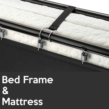 Logeerbed - Bed - Eenpersoonsbed - Opvouwbaar - 190x80cm - met 7cm Traagschuim Matras - Draagbaar - Inklapbaar Gastbed Zonder Wielen - Bedden - Bankstel