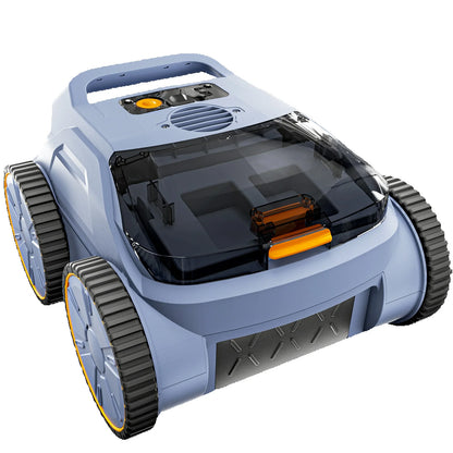 Draadloze Zwembadstofzuiger – Automatische Zwembadreiniger – Batterij Stofzuiger – Inbouwzwembad – Bovengronds Zwembad – 7800 mAh Batterij – Reiniging Bodem En Wanden - Hemelsblauw